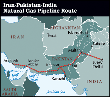 El proyecto Iran-Pakistan-India